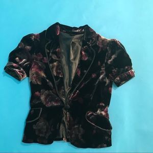 ❌SOLD❌Velvet Arden B floral blazer sz XS